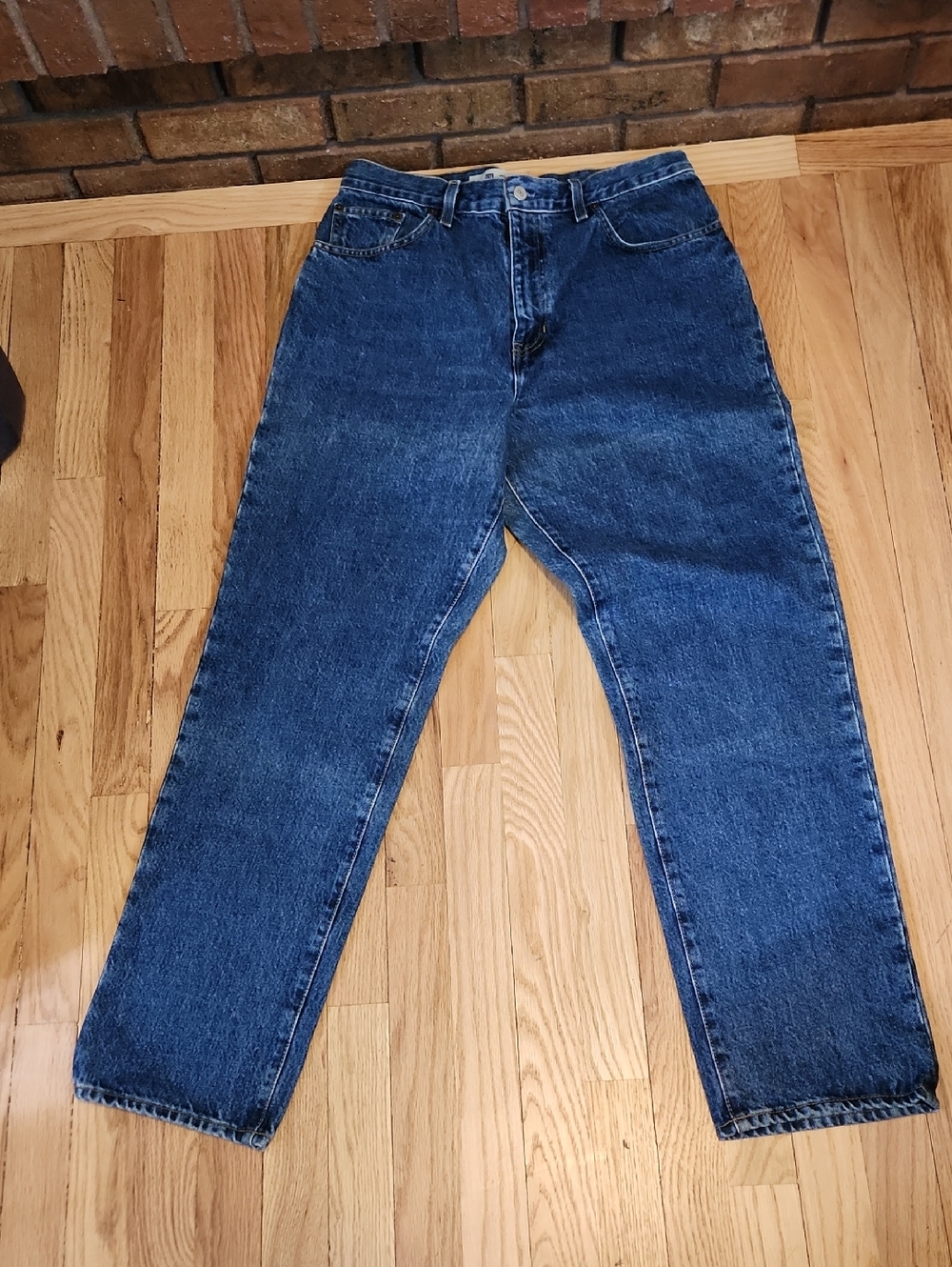 GAP Classic Fit Dark Blue Denim JeaNS Size 14R Closet Staple 100% Cotton
